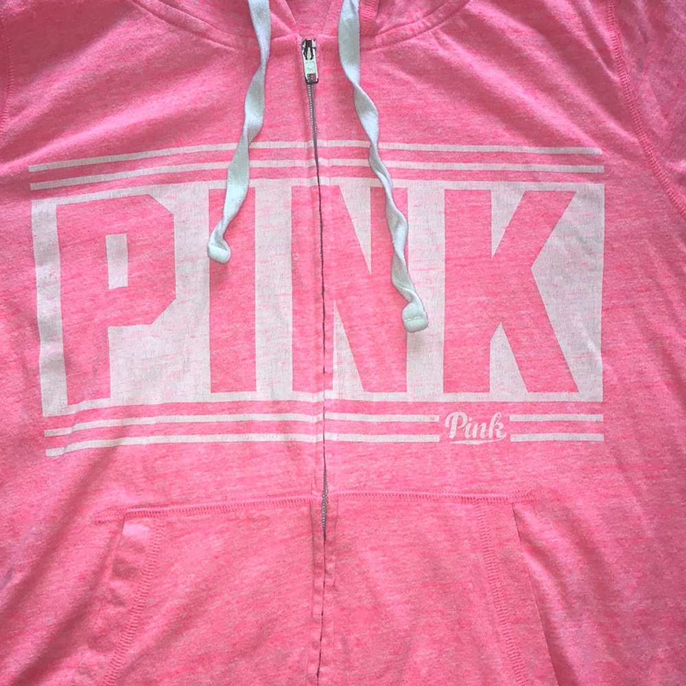 PINK Zip Up Sweatshirt